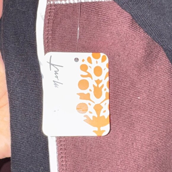 Free People Movement | Maroon Rugby Ready Layer SIZE XS - Picture 9 of 10